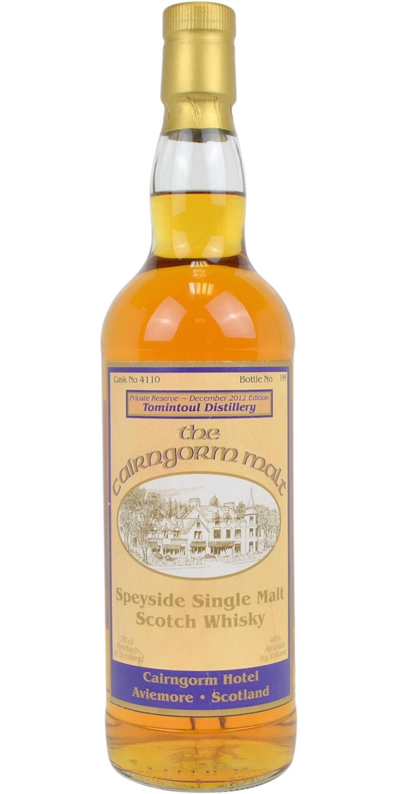 Tomintoul The Caìrngorm Malt  Private Edition
