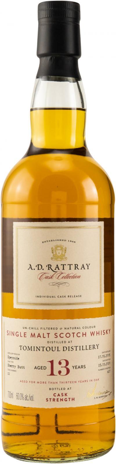 Tomintoul 2005 DR  Individual Cask Release