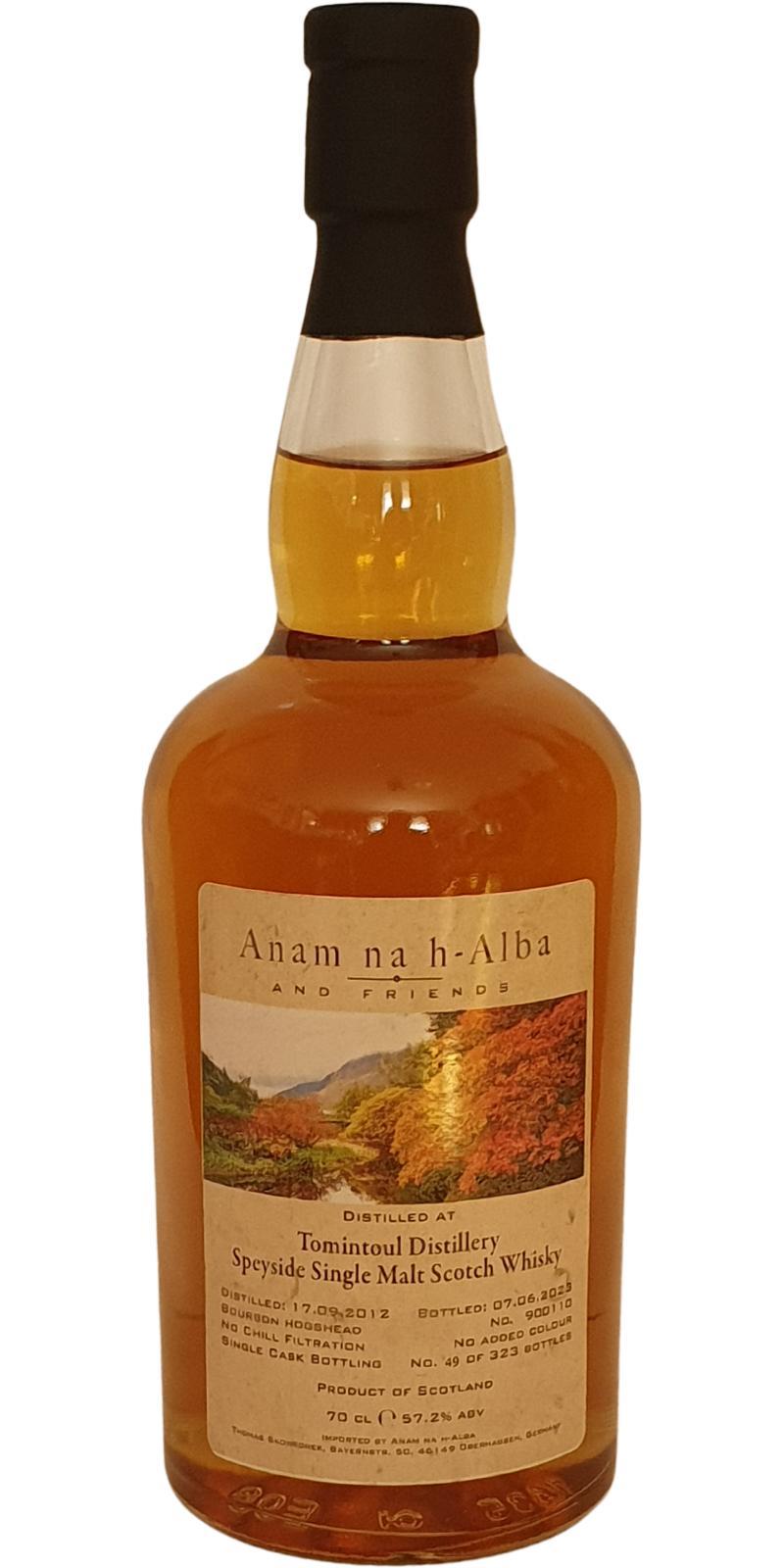 Tomintoul 2012 ANHA  Anam na h-Alba and Friends