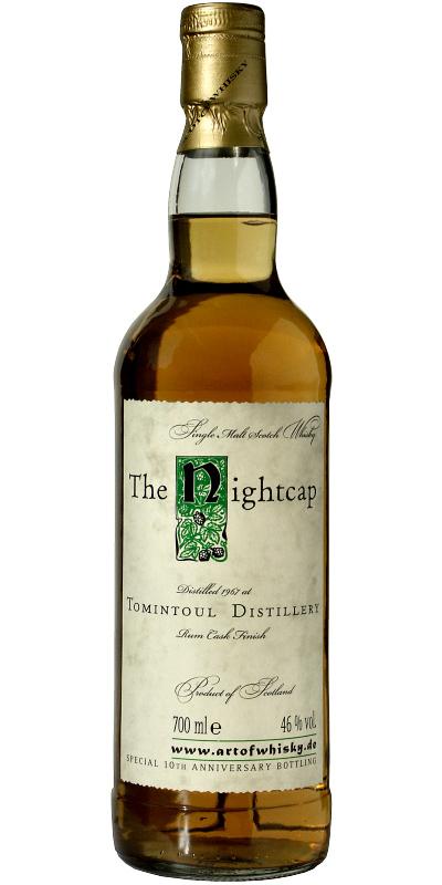 Tomintoul 1967 AW  The Nightcap