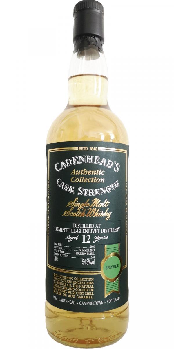 Tomintoul 2006 CA  Authentic Collection