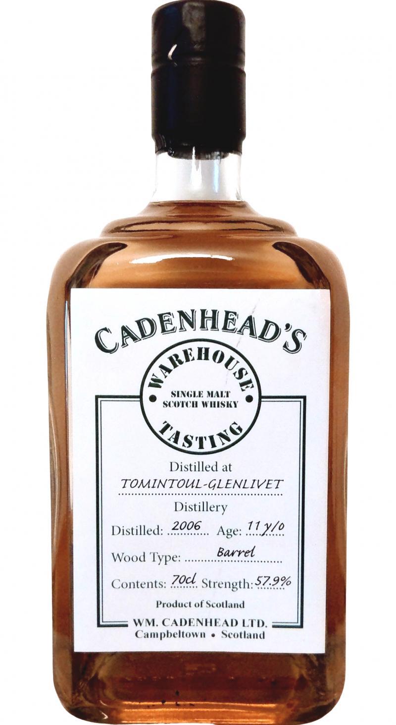 Tomintoul 2006 CA  Warehouse Tasting