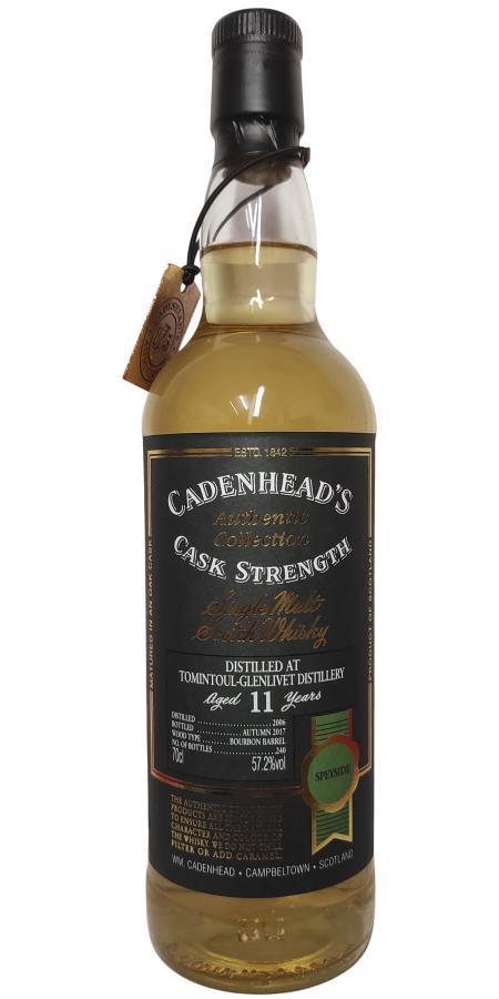 Tomintoul 2006 CA  Authentic Collection