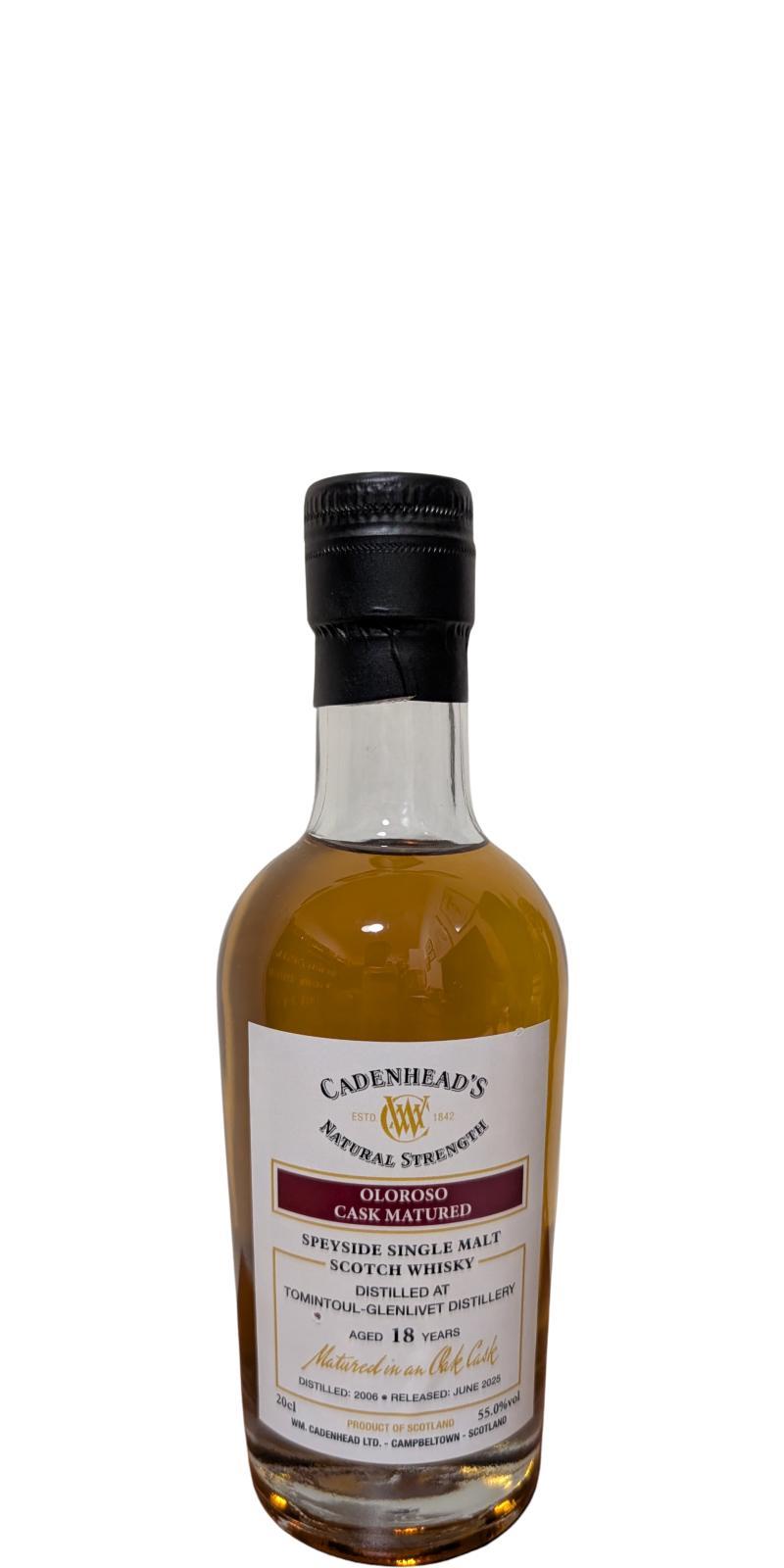 Tomintoul 2008 CA  Oloroso Cask Matured / Natural Strength
