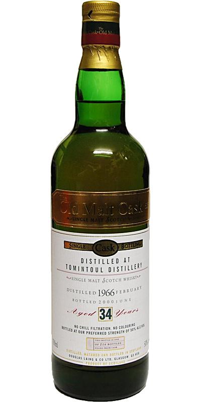 Tomintoul 1966 DL  The Old Malt Cask