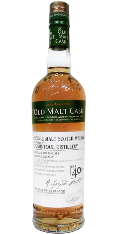 Tomintoul 1970 DL  The Old Malt Cask