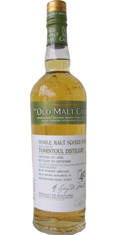 Tomintoul 1971 DL  The Old Malt Cask