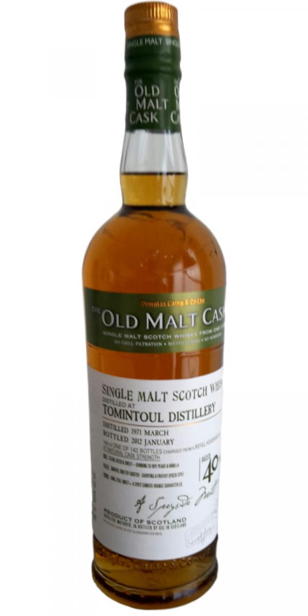 Tomintoul 1971 DL  The Old Malt Cask