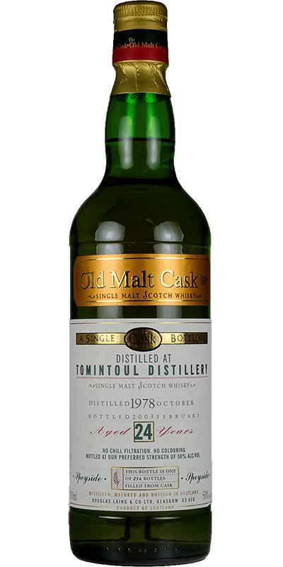 Tomintoul 1978 DL  The Old Malt Cask