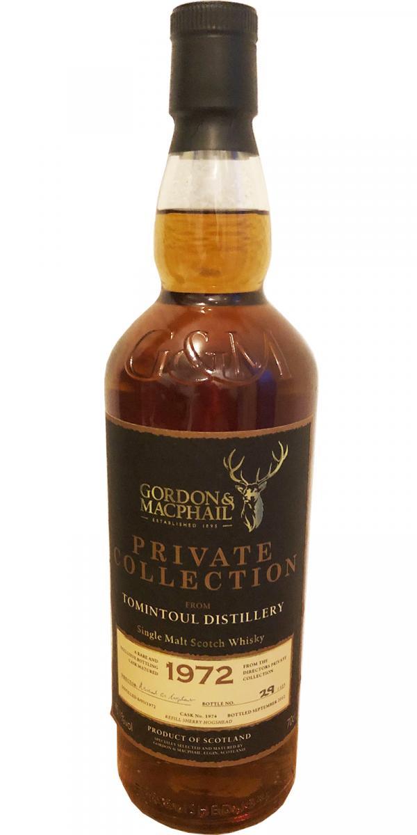 Tomintoul 1972 GM  Private Collection