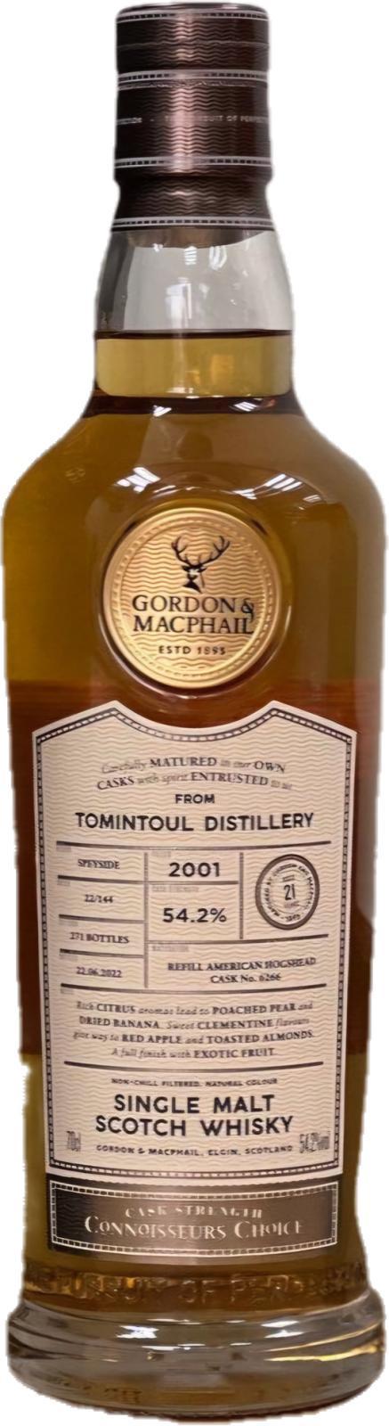 Tomintoul 2001 GM  Connoisseurs Choice - Cask Strength