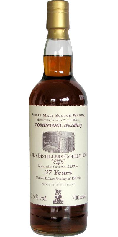 Tomintoul 1966 JW  Auld Distillers Collection