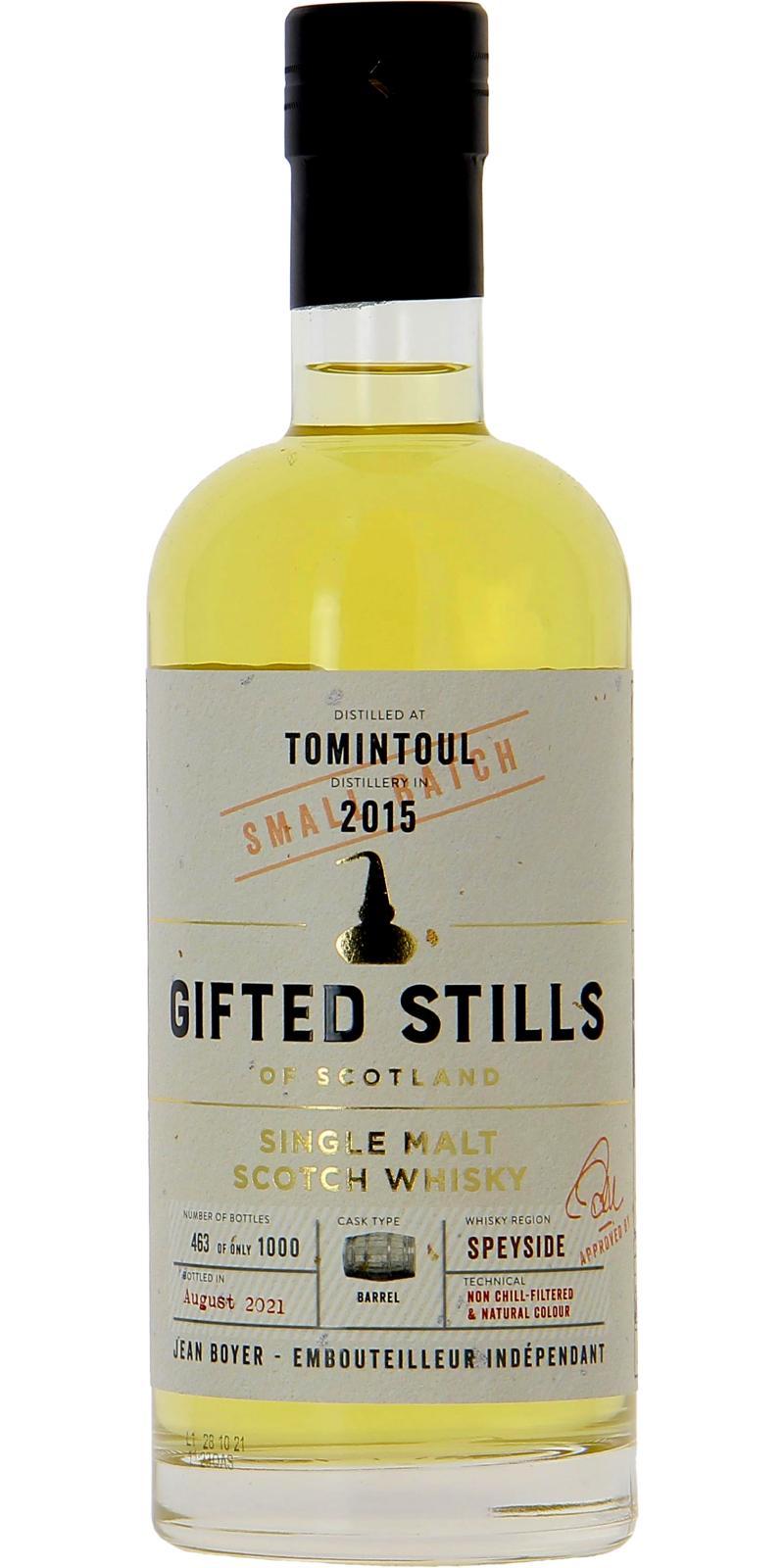 Tomintoul 2015 JB  Gifted Stills