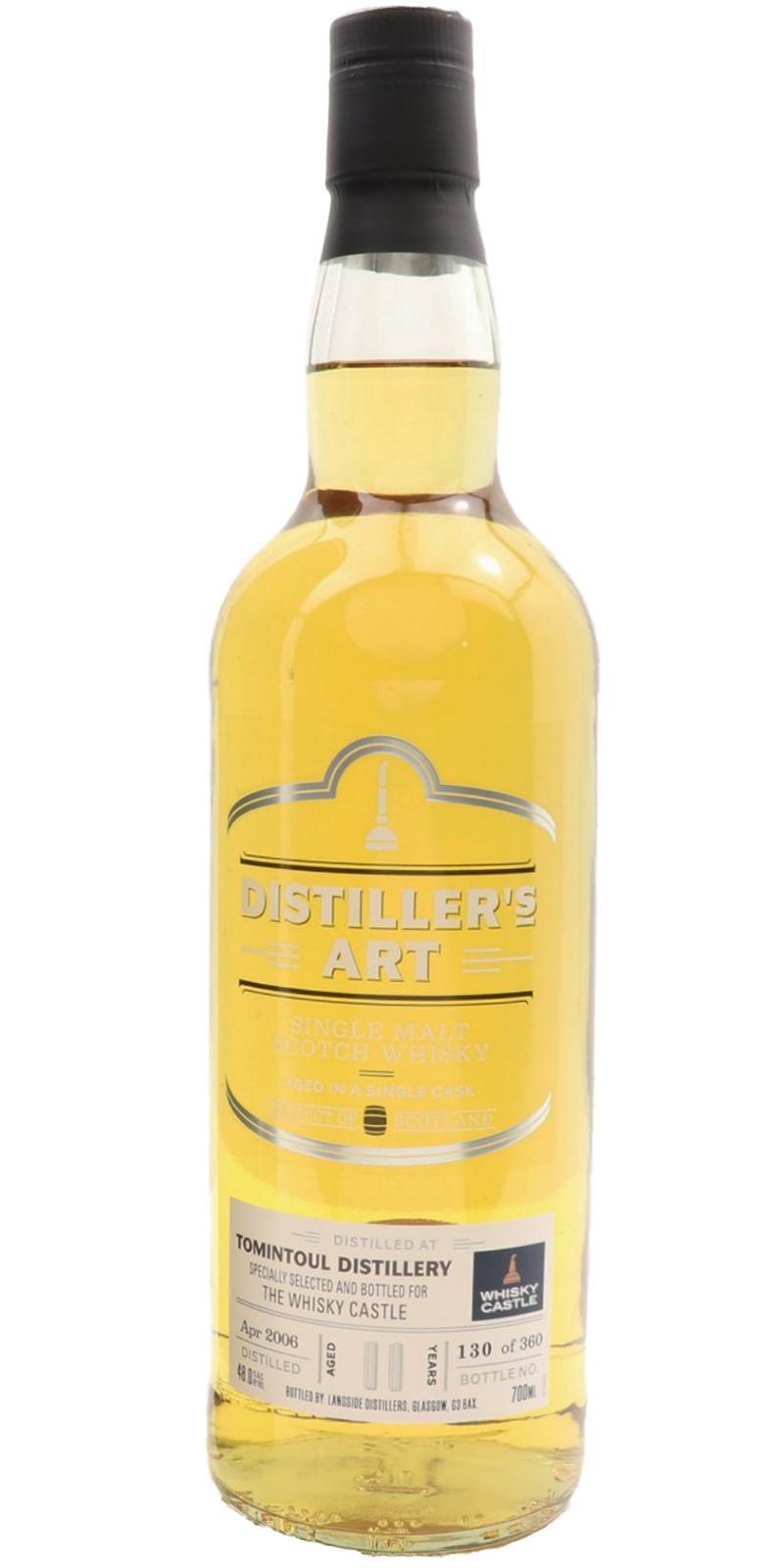 Tomintoul 2006 LsD  Distiller's Art