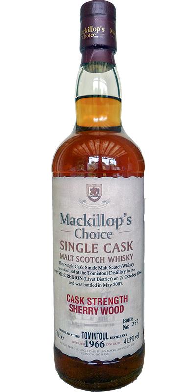 Tomintoul 1966 McC  Single Cask