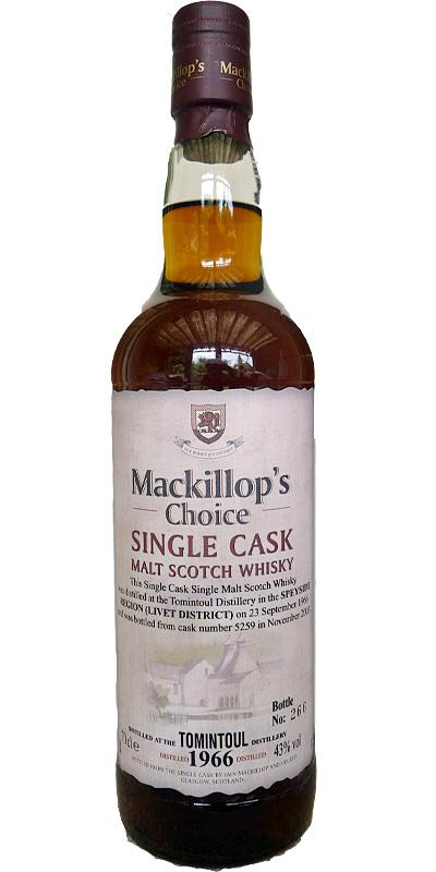 Tomintoul 1966 McC  Single Cask