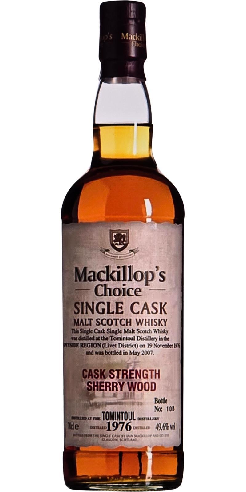 Tomintoul 1976 McC  Single Cask