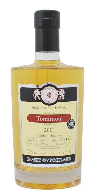 Tomintoul 2001 MoS