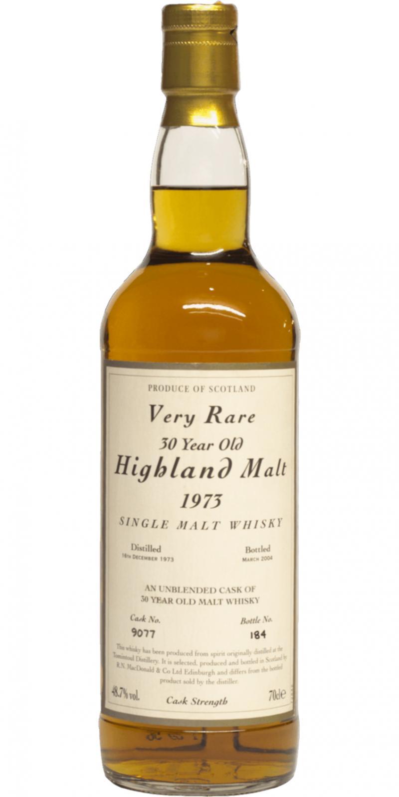 Tomintoul 1973 MacD  Very Rare Speyside Malt