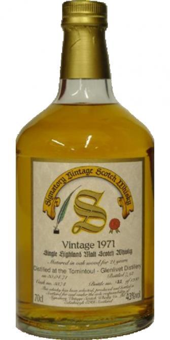 Tomintoul 1971 SV  Vintage Collection - Dumpy