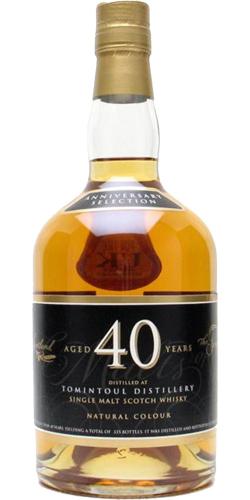 Tomintoul 40-year-old SMS  Anniversary Selection