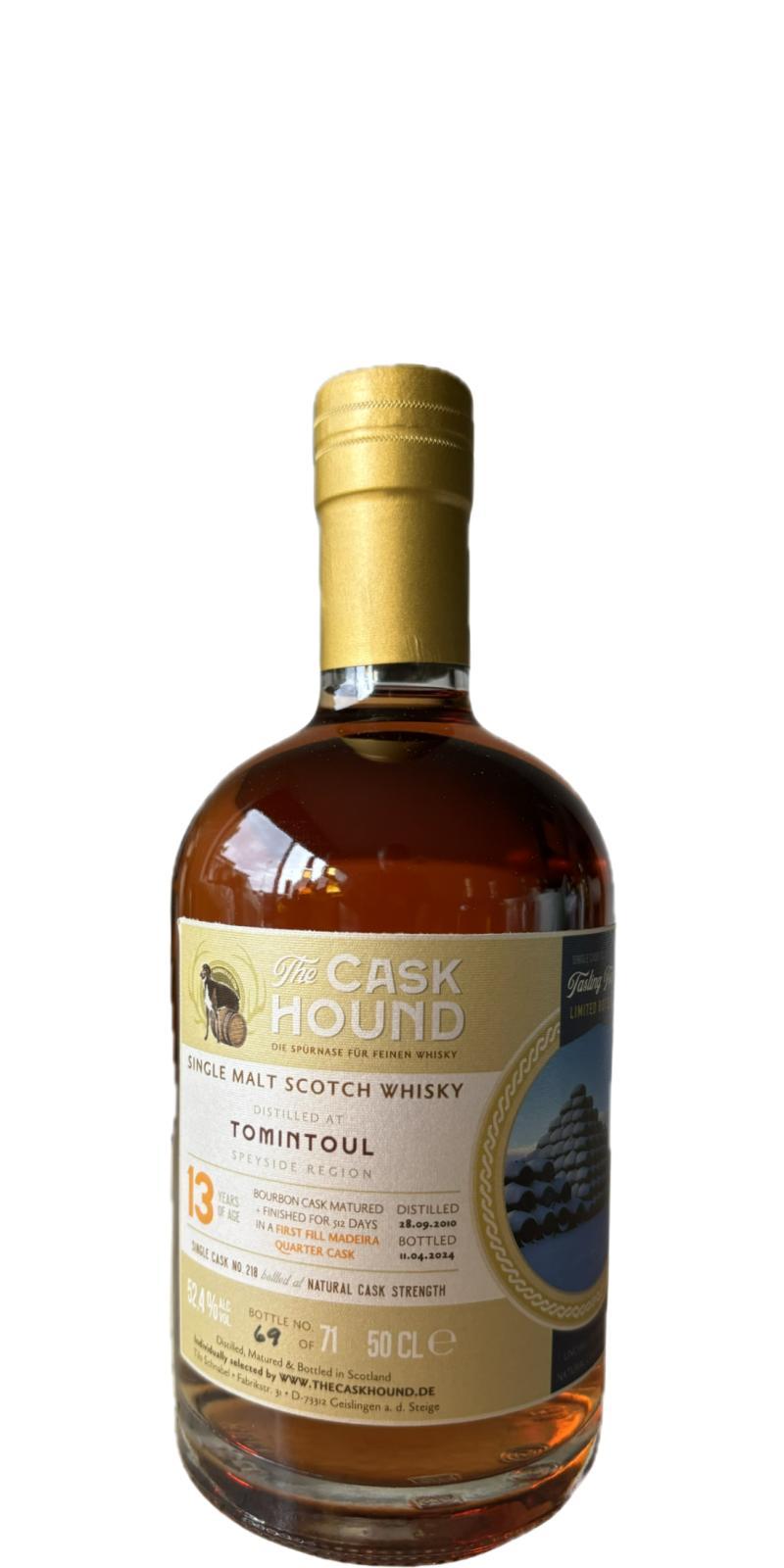 Tomintoul 2010 TCaH  Tasting Tour