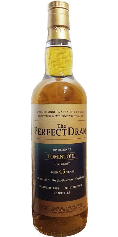 Tomintoul 1968 TWA  The Perfect Dram