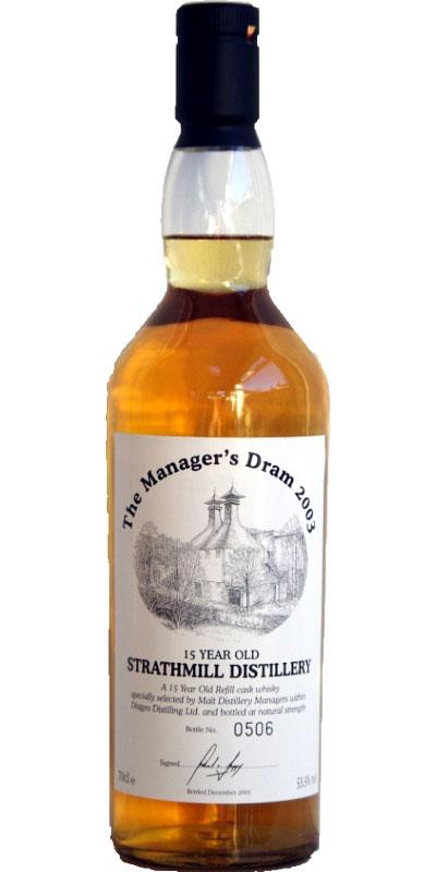 Strathmill 15-year-old  The Manager's Dram