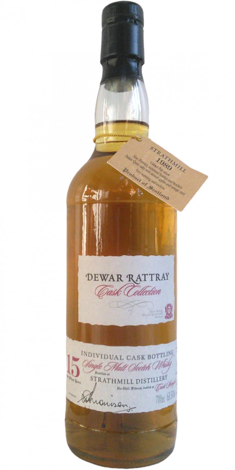 Strathmill 1989 DR  Individual Cask Bottling