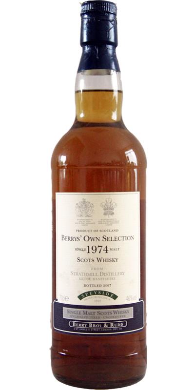 Strathmill 1974 BR  Berrys' Own Selection