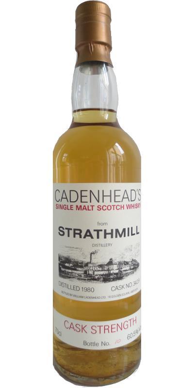 Strathmill 1980 CA  Distillery Label