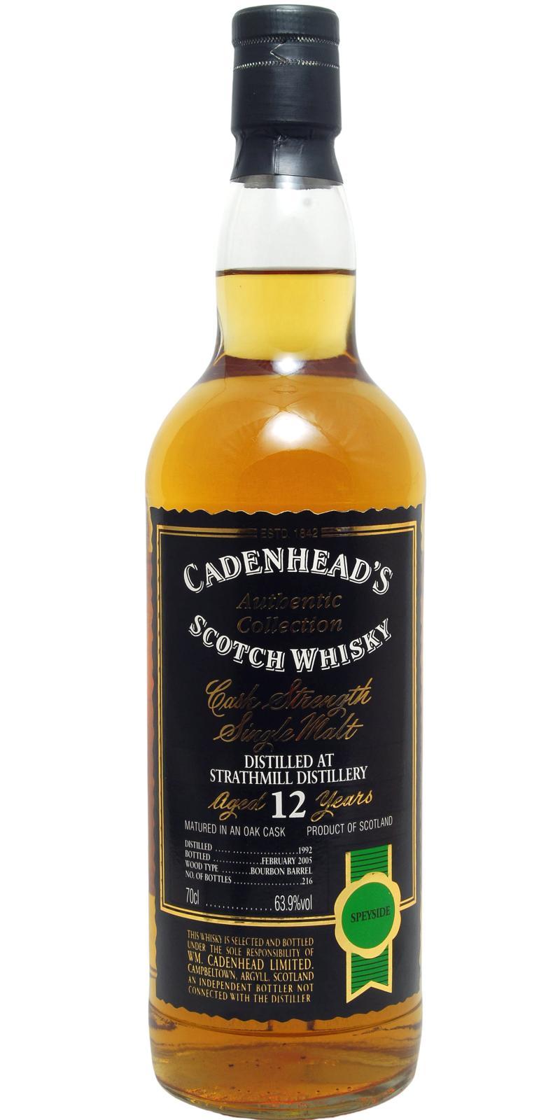 Strathmill 1992 CA  Authentic Collection