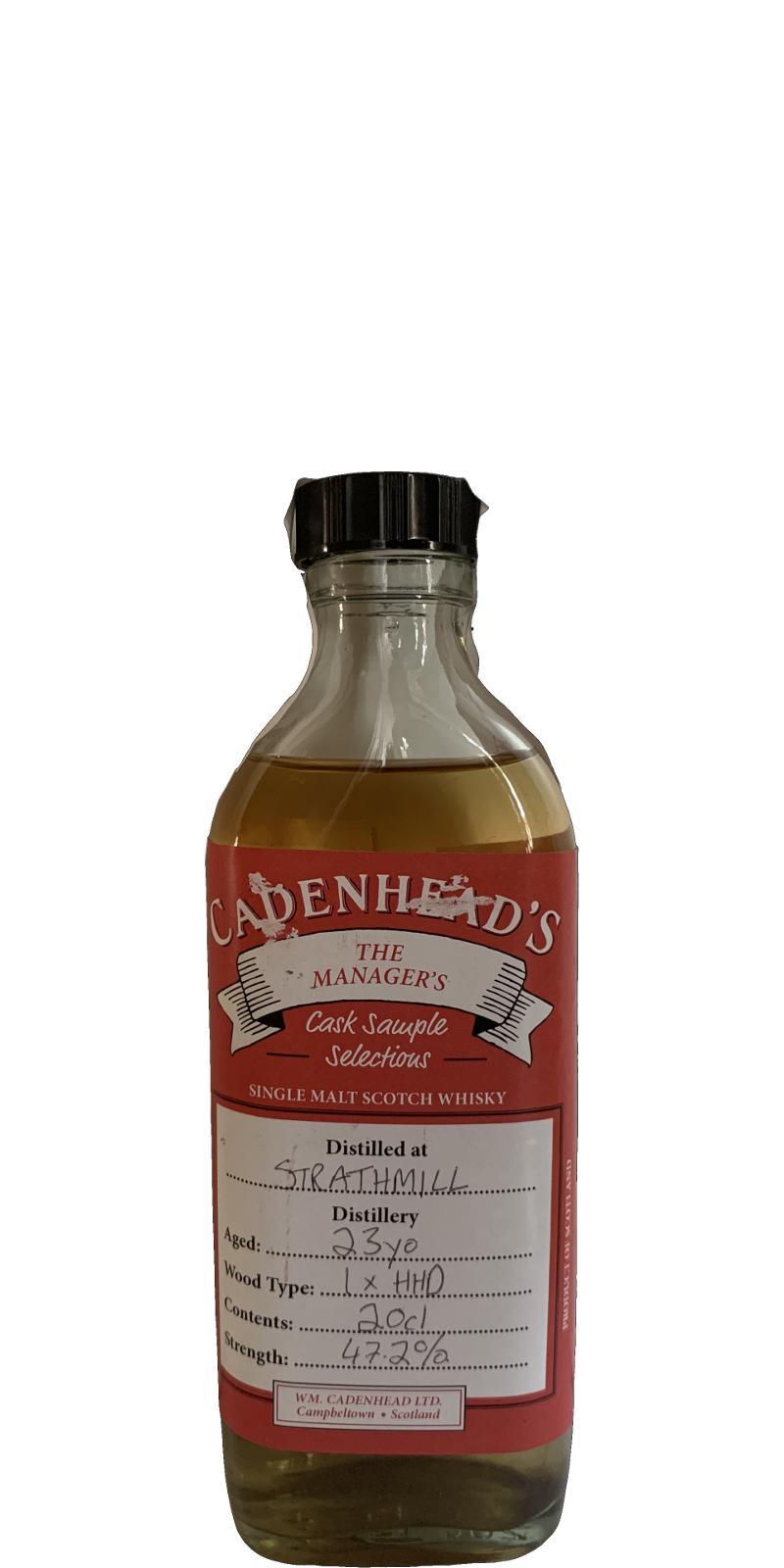 Strathmill 23-year-old CA  The Manager's Cask Sample Selections