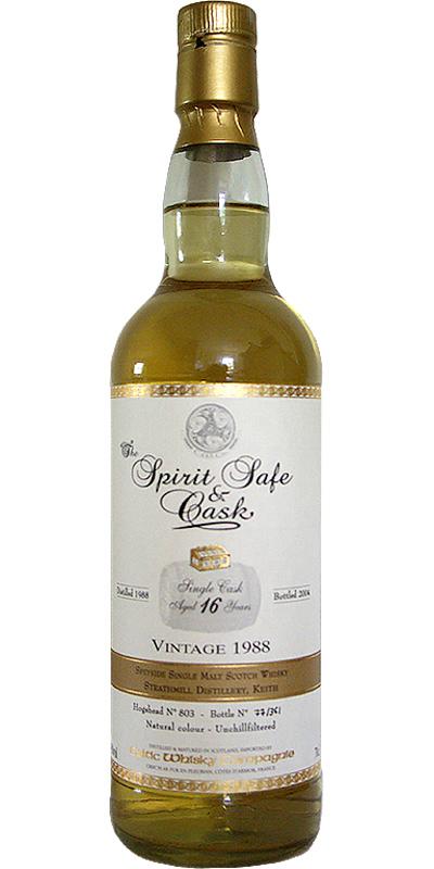 Strathmill 1988 Cel  The Spirit Safe & Cask