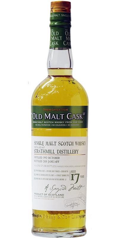Strathmill 1992 DL  The Old Malt Cask