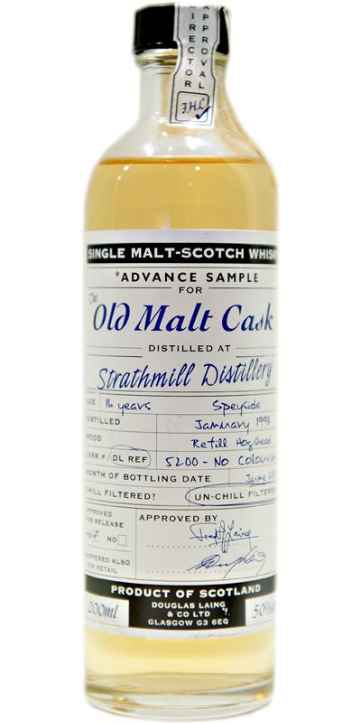 Strathmill 1993 DL  The Old Malt Cask -  Advanced Sample