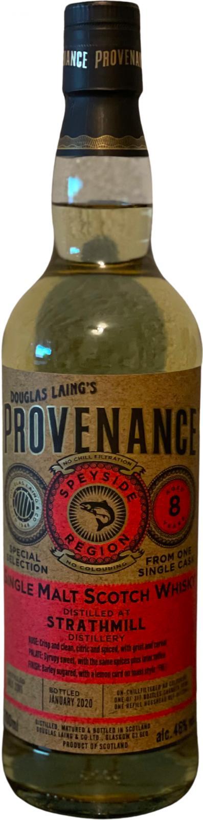 Strathmill 2011 DL  Provenance