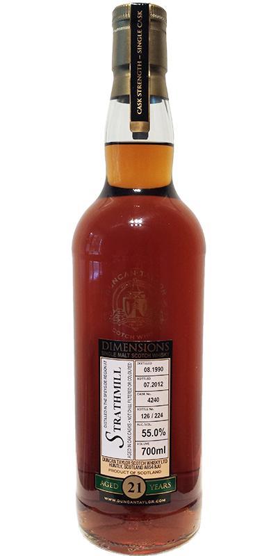 Strathmill 1990 DT  Dimensions