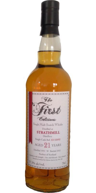 Strathmill 1991 ED  The First Editions