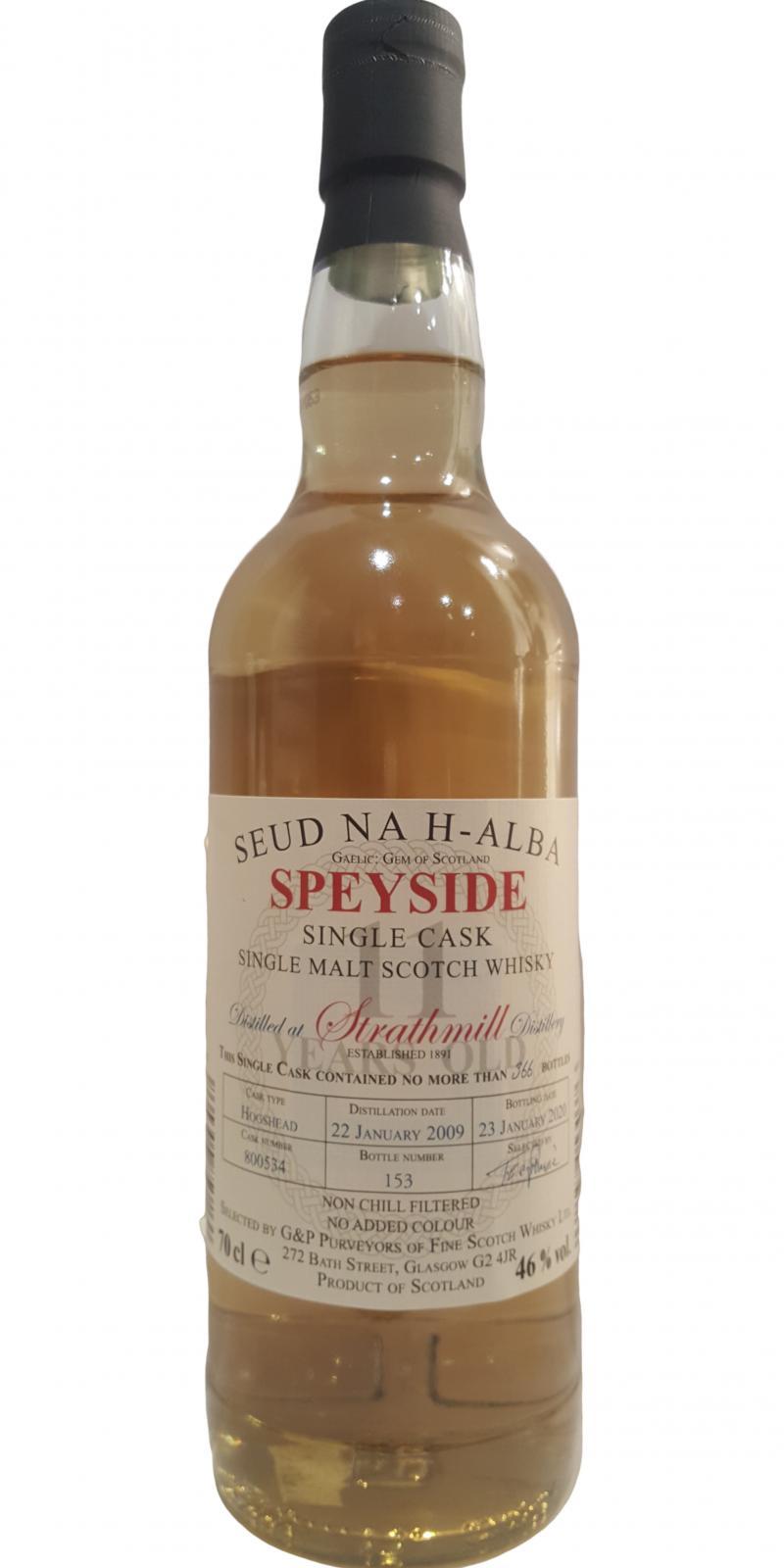 Strathmill 2009 G&P  Seud na h-alba