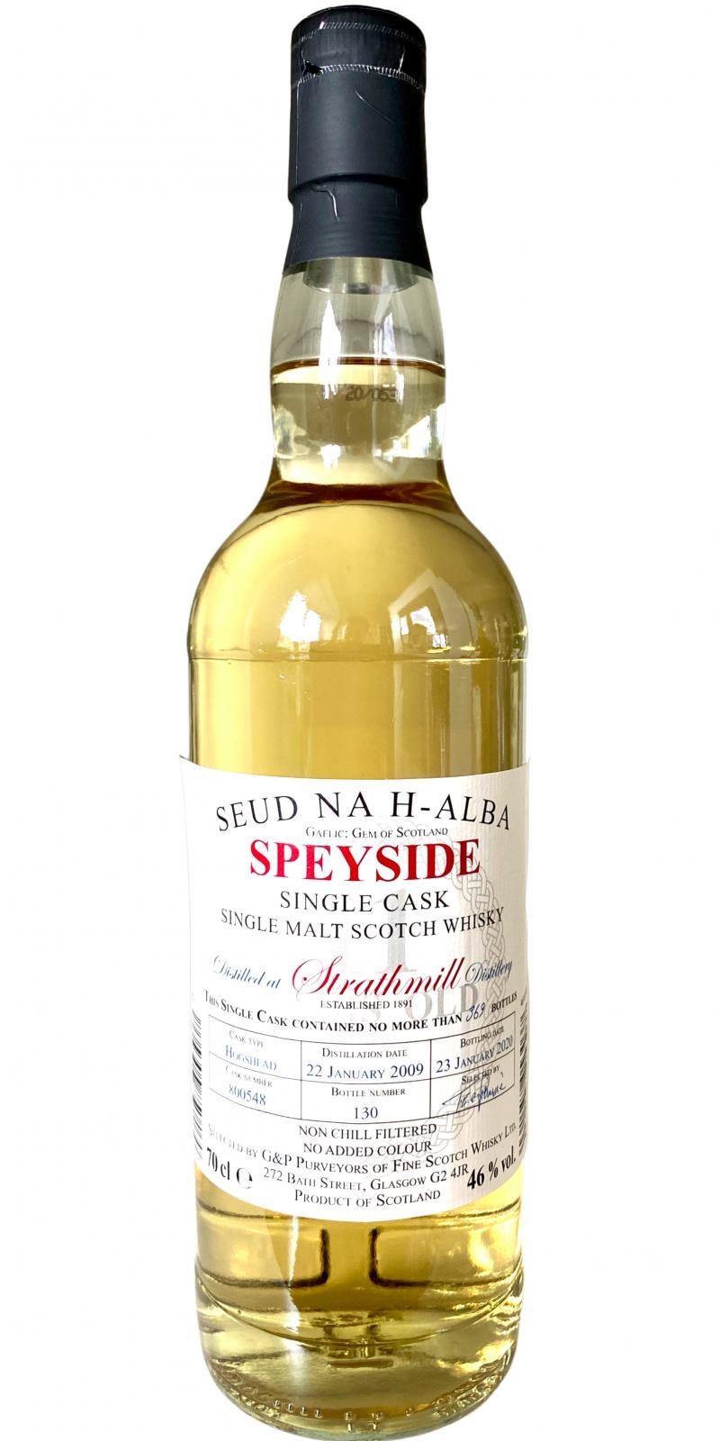 Strathmill 2009 G&P  Seud na h-alba