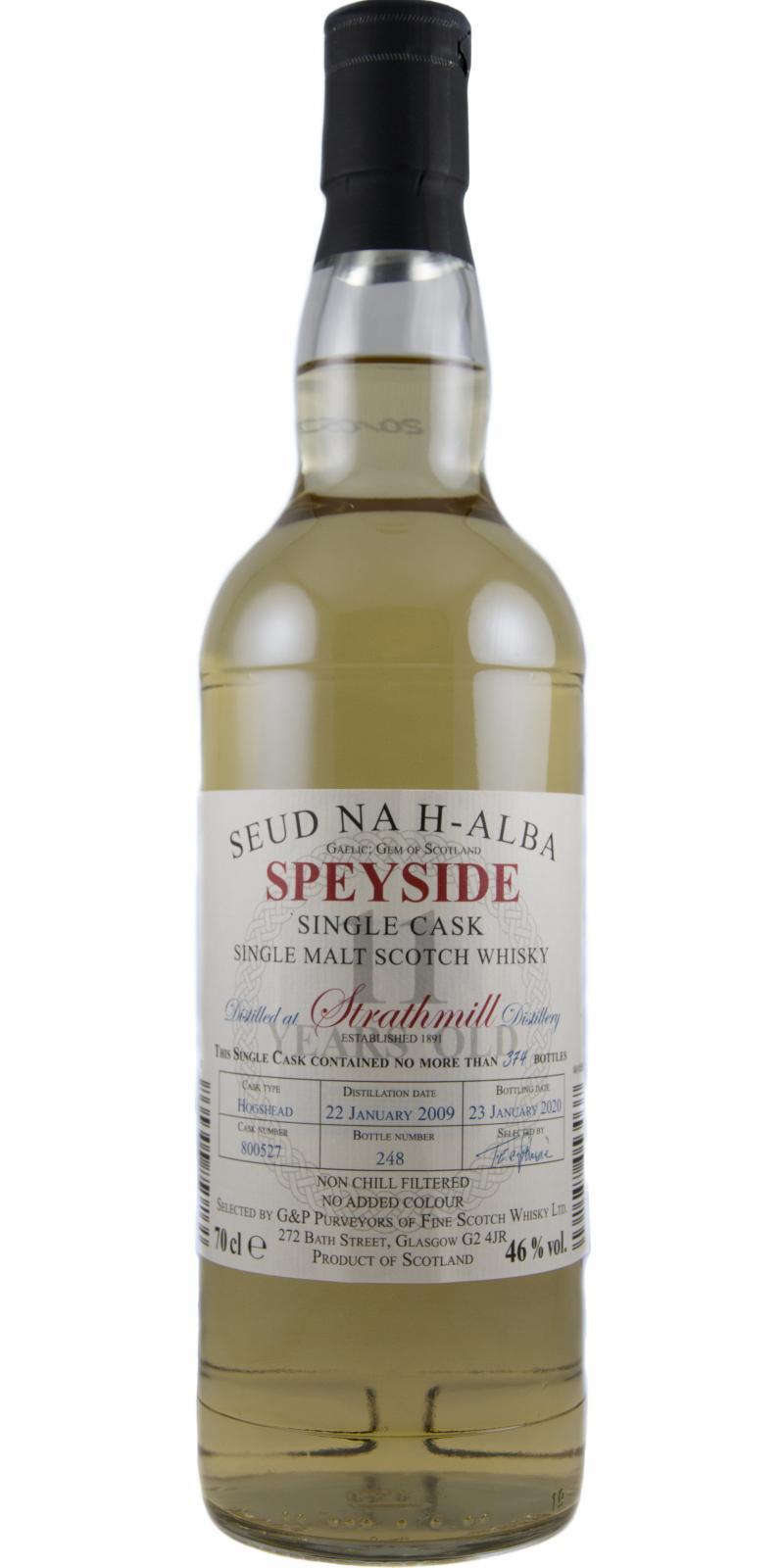 Strathmill 2009 G&P  Seud na h-alba