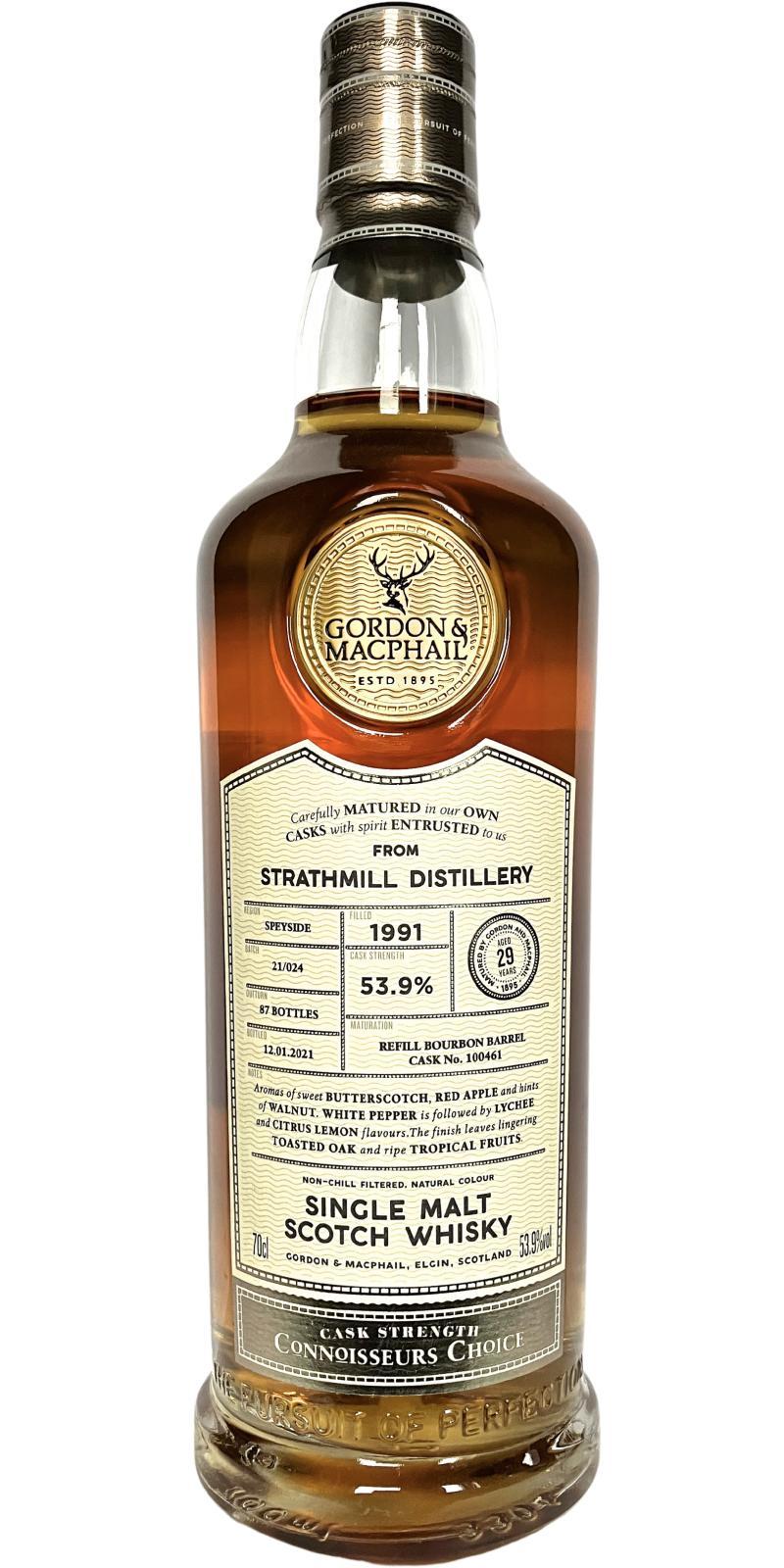Strathmill 1991 GM  Connoisseurs Choice - Cask Strength