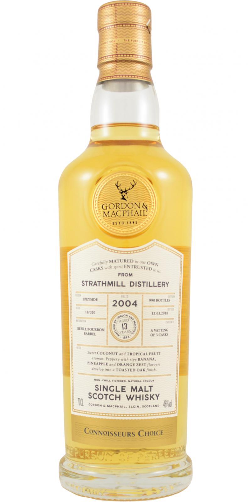 Strathmill 2004 GM  Connoisseurs Choice