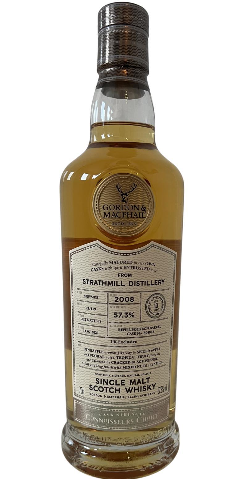 Strathmill 2008 GM  Connoisseurs Choice - Cask Strength