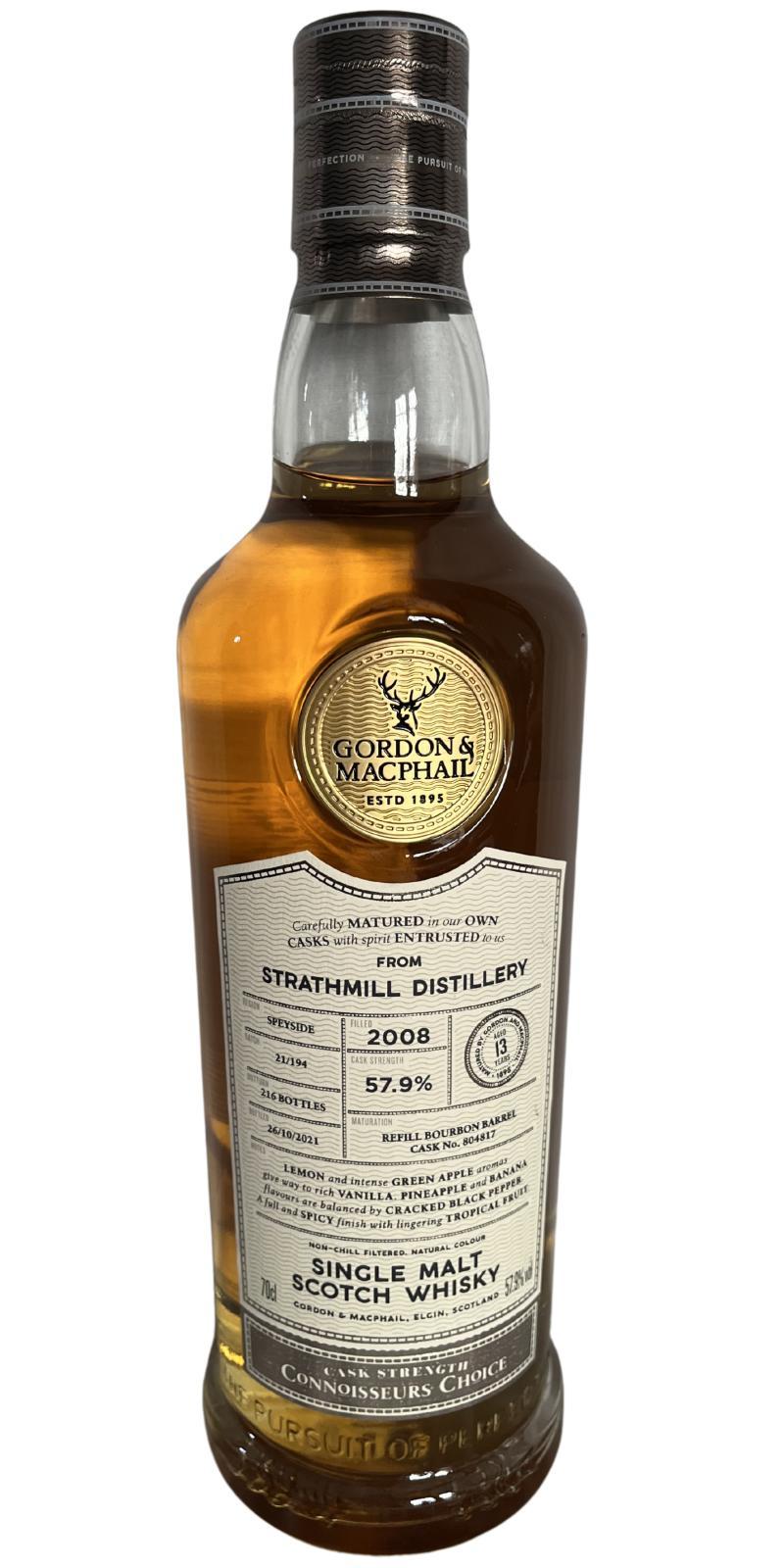 Strathmill 2008 GM  Connoisseurs Choice