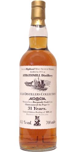 Strathmill 1975 JW  Auld Distillers Collection