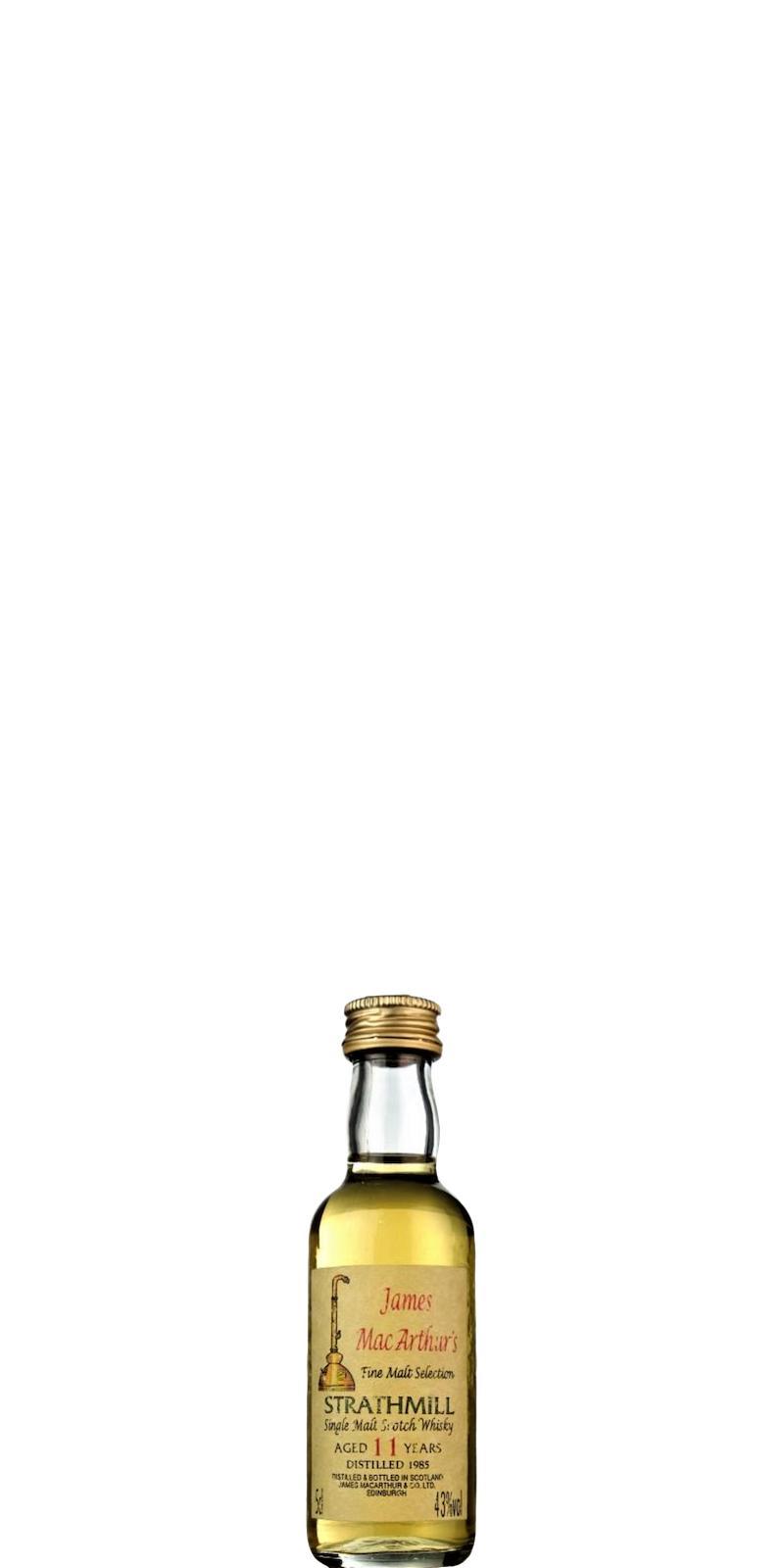 Strathmill 1985 JM  Fine Malt Selection - Miniature