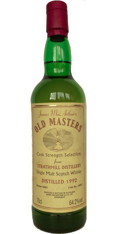 Strathmill 1992 JM  Old Masters - Cask Strength Selection