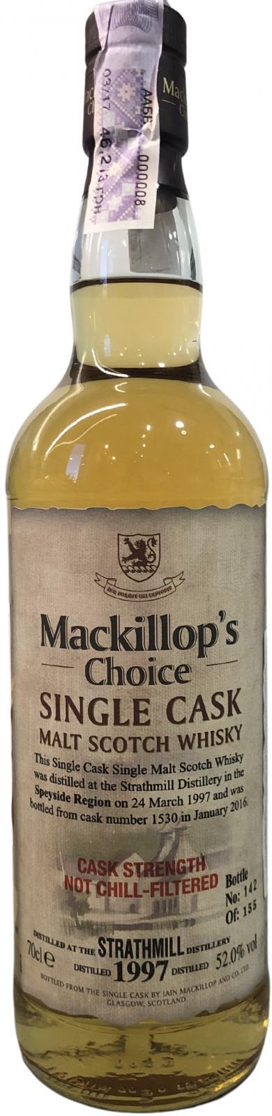 Strathmill 1997 McC  Single Cask - Cask Strength